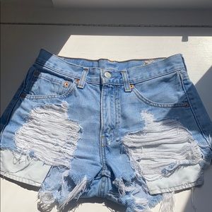 High Waisted Jean Shorts